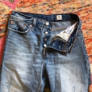 Levi’s Wedgie Fit White Cone Mills